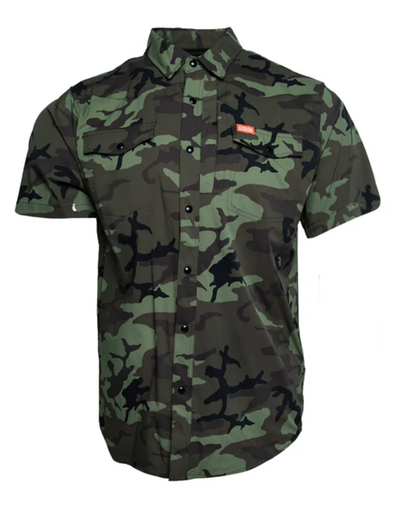 DIXXON MENS OUTDOORSMAN S/S SHIRT (CAMO)