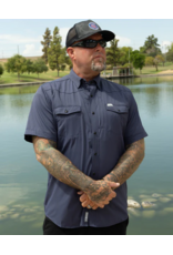 DIXXON MENS OUTDOORSMAN S/S SHIRT (NAVY)