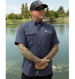 DIXXON MENS OUTDOORSMAN S/S SHIRT - NAVY