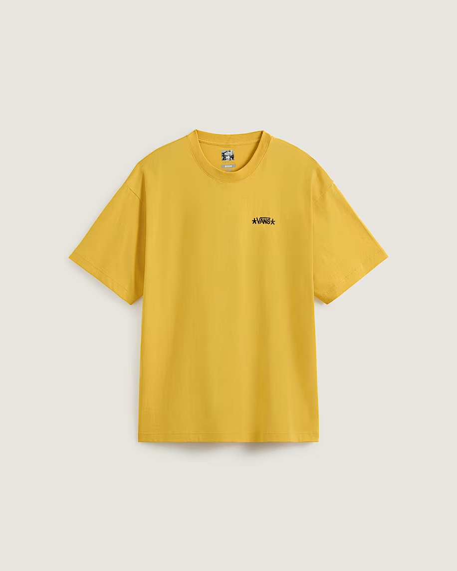 VANS SKATE ATIBA HAZE HUG S/S TEE - SPICY MUSTARD