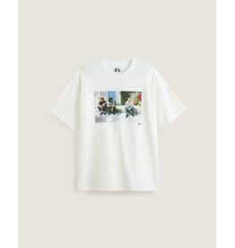 VANS SKATE ATIBA HAZE CURB CREW S/S TEE - WHITE