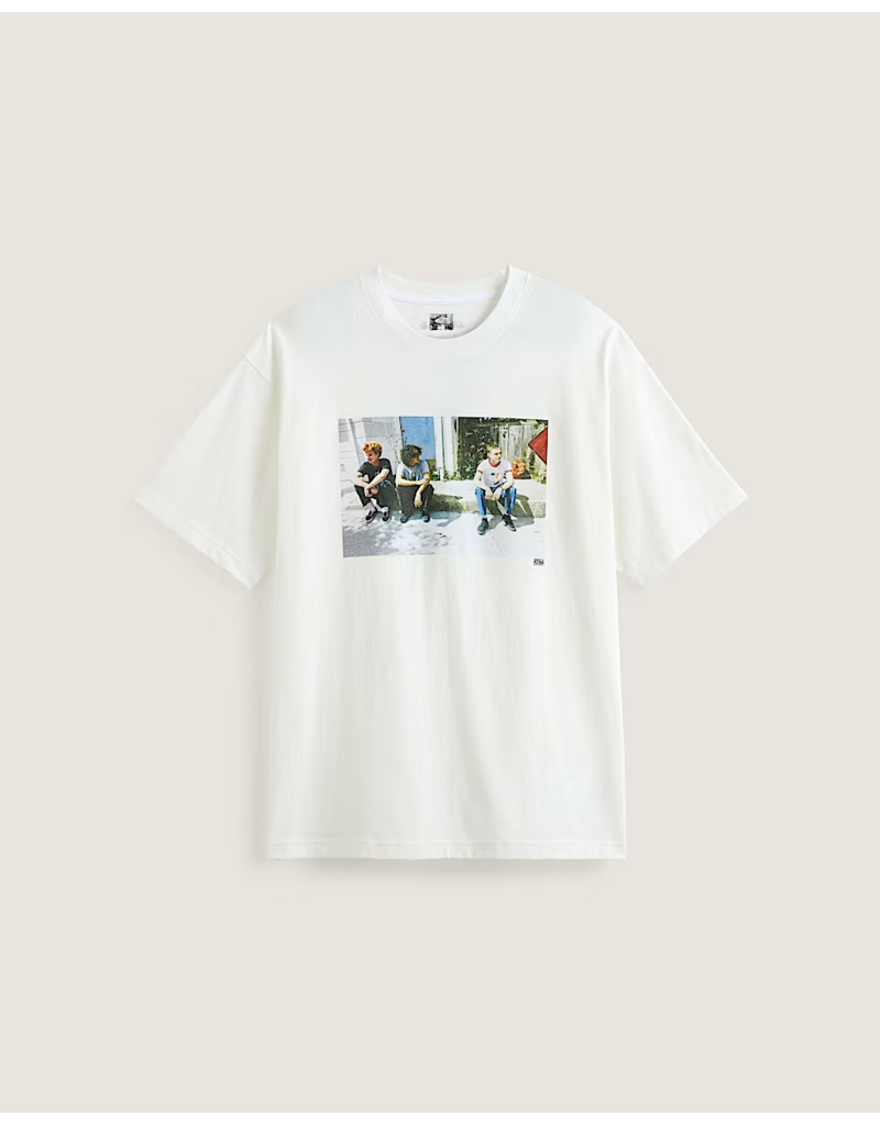 VANS SKATE ATIBA HAZE CURB CREW S/S TEE (WHITE)