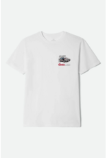 BRIXTON COORS LIGHT RACEWAY S/S STANDARD TEE (WHITE)