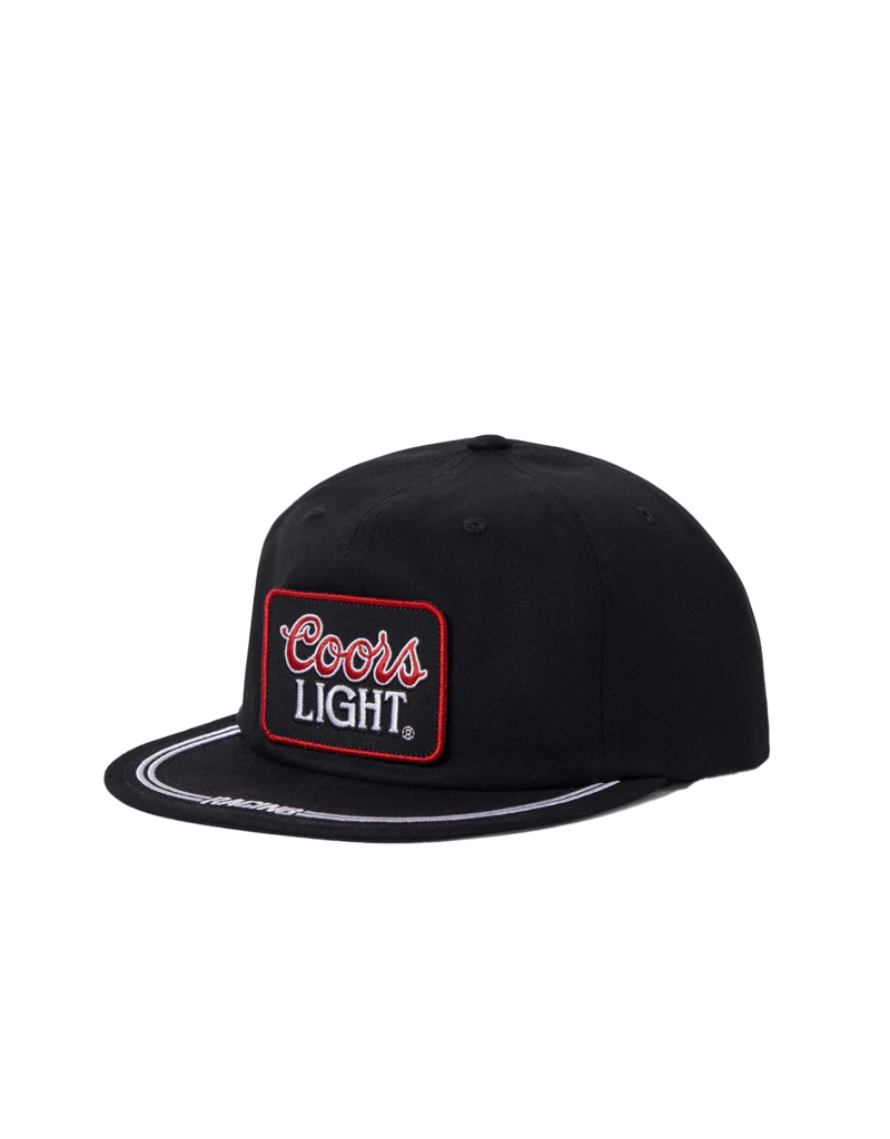 BRIXTON COORS LIGHT GEAR HP SNAPBACK HAT (BLACK)
