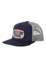 BRIXTON COORS LIGHT PIT STOP MP TRUCKER HAT (NAVY/SILVER)