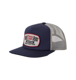 BRIXTON COORS LIGHT PIT STOP MP TRUCKER HAT - NAVY/SILVER