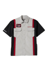 BRIXTON COORS LIGHT SHAKE DOWN S/S WOVEN (SILVER/BLACK)