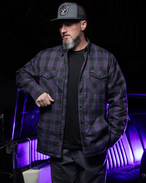 DIXXON MENS FORUM QUILTED FLANNEL JACKET - ASSORTED