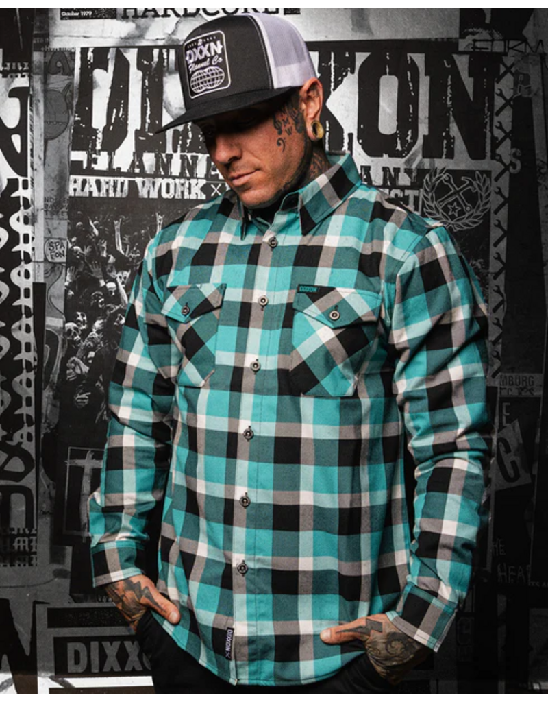 DIXXON MENS CHAIN REACTION FLANNEL (ASSORTED)