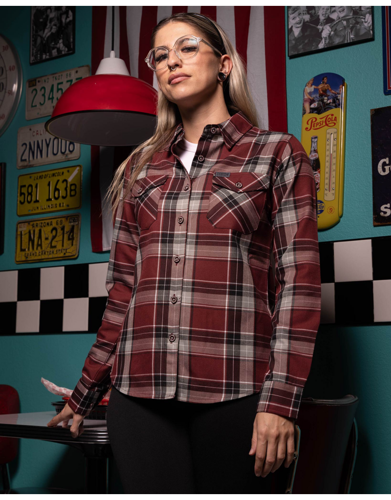 DIXXON WOMENS THE MEG FLANNEL (ASSORTED)
