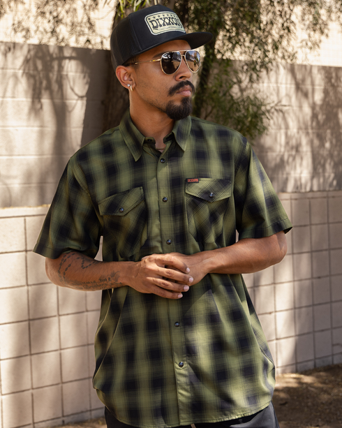 DIXXON MENS LONEWOLF HERITAGE S/S BAMBOO SHIRT ASSORTED