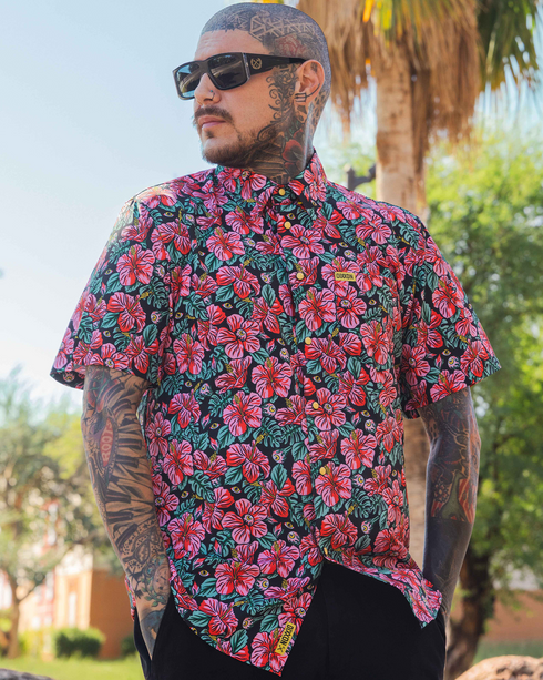 DIXXON MENS MAKA S/S PARTY SHIRT ASSORTED