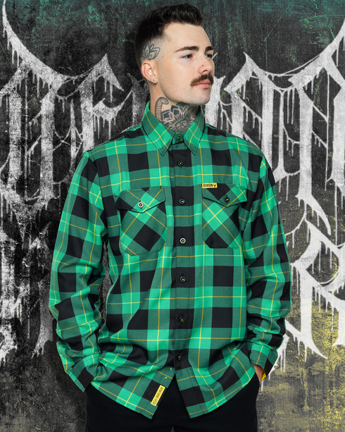 DIXXON MENS DEMON HUNTER COLLAB FLANNEL ASSORTED