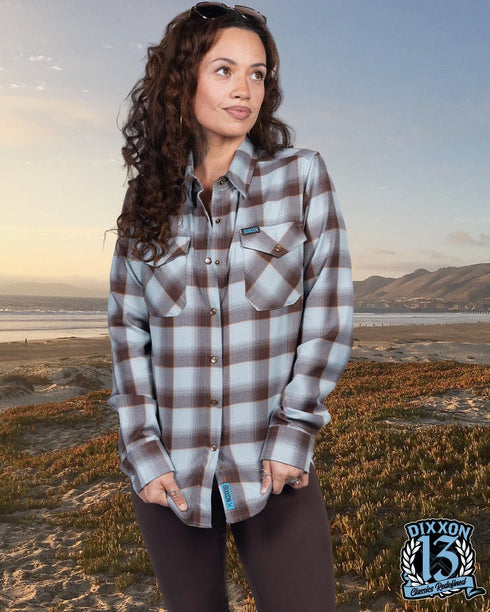 DIXXON WOMENS THE PISMO 2.0 - 13 YEARS OF FLANNELS - FLANNEL ASSORTED