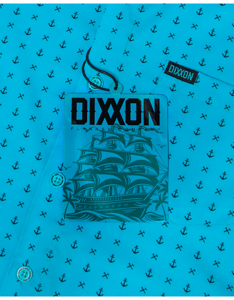 DIXXON MENS SALTY DOG PARTY SHIRT (TIFFANY)