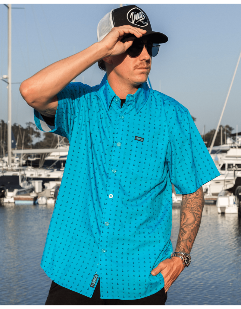 DIXXON MENS SALTY DOG PARTY SHIRT (TIFFANY)