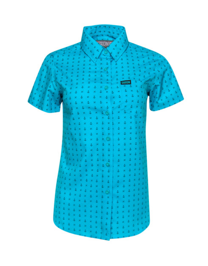 DIXXON WOMENS SALTY DOG PARTY SHIRT (TIFFANY)