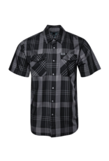 DIXXON MENS THE DIRT NAP S/S BAMBOO SHIRT (GREY/BLACK/WHITE)