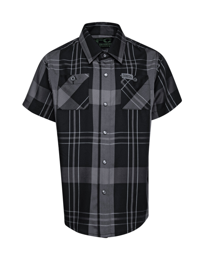 DIXXON YOUTH THE DIRT NAP S/S BAMBOO SHIRT (GREY/BLACK/WHITE)