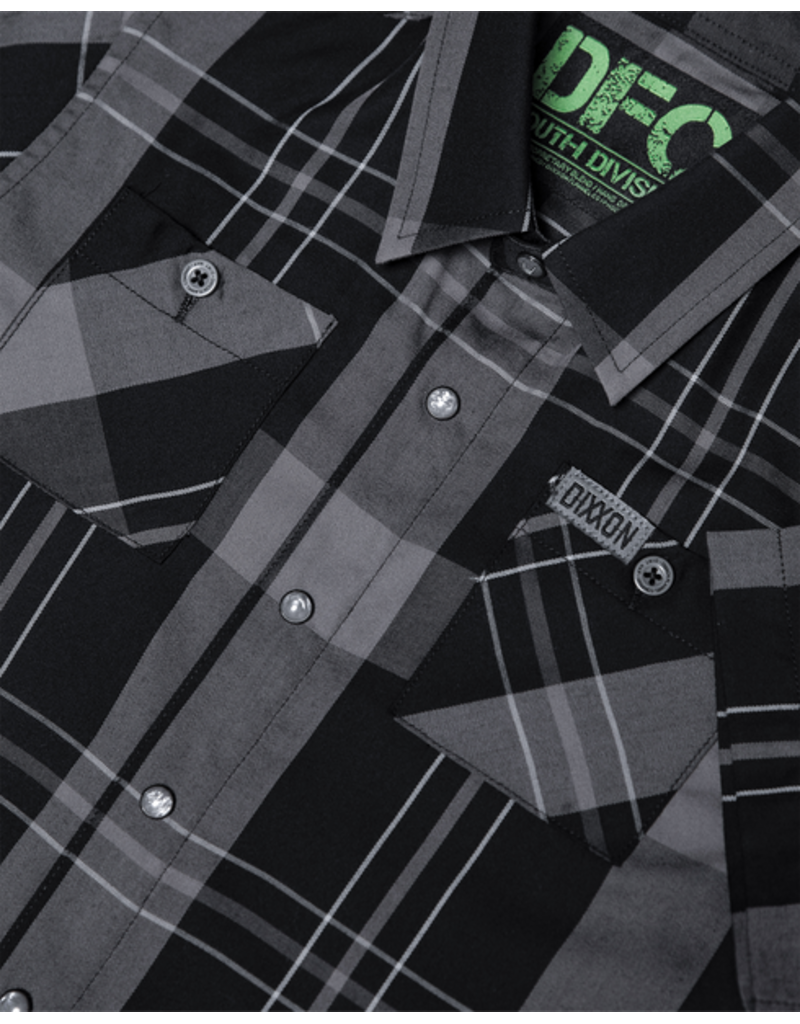 DIXXON YOUTH THE DIRT NAP S/S BAMBOO SHIRT (GREY/BLACK/WHITE)