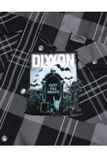 DIXXON WOMENS THE DIRT NAP S/S BAMBOO SHIRT (GREY/BLACK/WHITE)