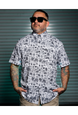 DIXXON MENS THE ESSENTIALS PARTY SHIRT (WHITE)
