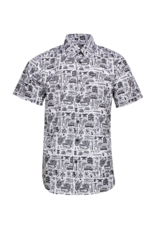 DIXXON MENS THE ESSENTIALS PARTY SHIRT (WHITE)