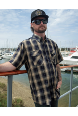 DIXXON MENS SHIPMATE S/S BAMBOO SHIRT (BLUE/KHAKI/BLACK/WHITE)