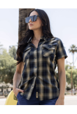DIXXON WOMENS SHIPMATE S/S BAMBOO SHIRT (BLUE/KHAKI/BLACK/WHITE)