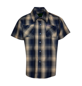 DIXXON YOUTH SHIPMATE S/S BAMBOO SHIRT - BLUE/KHAKI/BLACK/WHITE