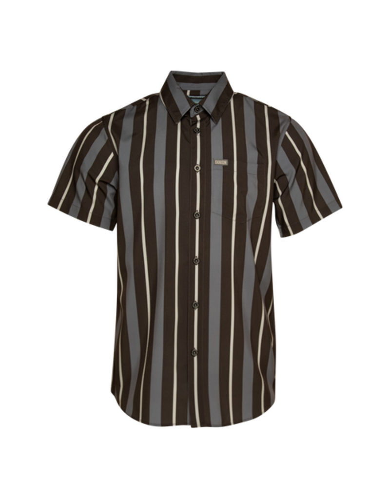 DIXXON MENS THE MARINA PARTY SHIRT (GREY/BLACK/WHITE)