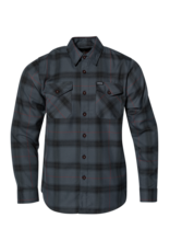 DIXXON MENS THE STEALTH FLANNEL (GREY/BLACK/RED/WHITE)