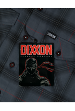 DIXXON MENS THE STEALTH FLANNEL (GREY/BLACK/RED/WHITE)