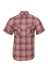 DIXXON MENS DESERT ROSE SHORTIE FLANNEL (PINK/PURPLE/YELLOW/BLACK)