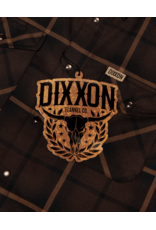DIXXON MENS STOCKYARD SHORTIE FLANNEL (BROWN/BLACK)