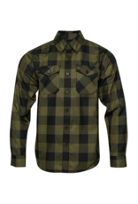 DIXXON MENS OD HERITAGE FLANNEL (GREEN/BLACK)