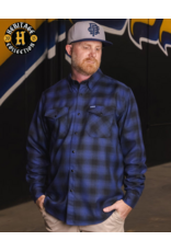 DIXXON MENS KNOCKOUT HERITAGE FLANNEL (BLUE/BLACK)