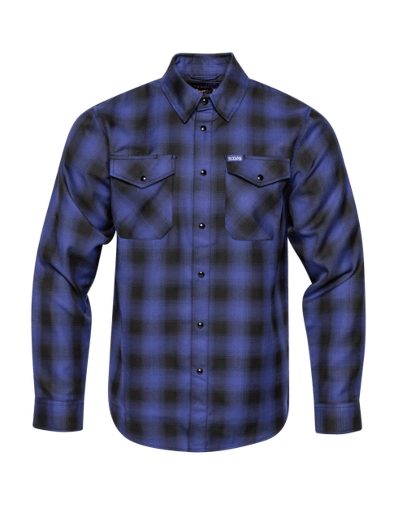 DIXXON MENS KNOCKOUT HERITAGE FLANNEL (BLUE/BLACK)
