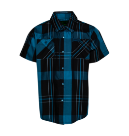 DIXXON YOUTH BLACK SEA S/S BAMBOO SHIRT - BLUE
