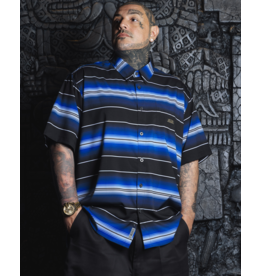 DIXXON MENS LOW LOW PARTY SHIRT - BLUE