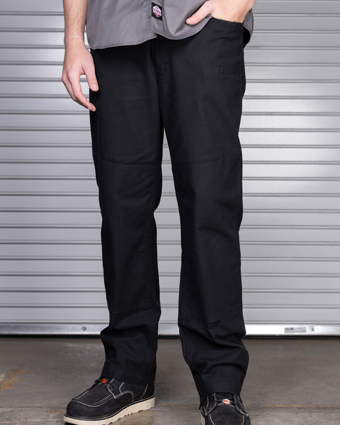 DIXXON MENS CANVAS WORK PANT - BLACK