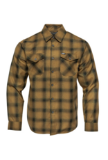 DIXXON MENS HARDY FLANNEL (BLACK/GOLD)