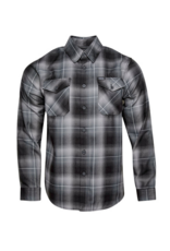 DIXXON MENS WHAT NO WAY FLANNEL (GREY/BLACK/WHITE)