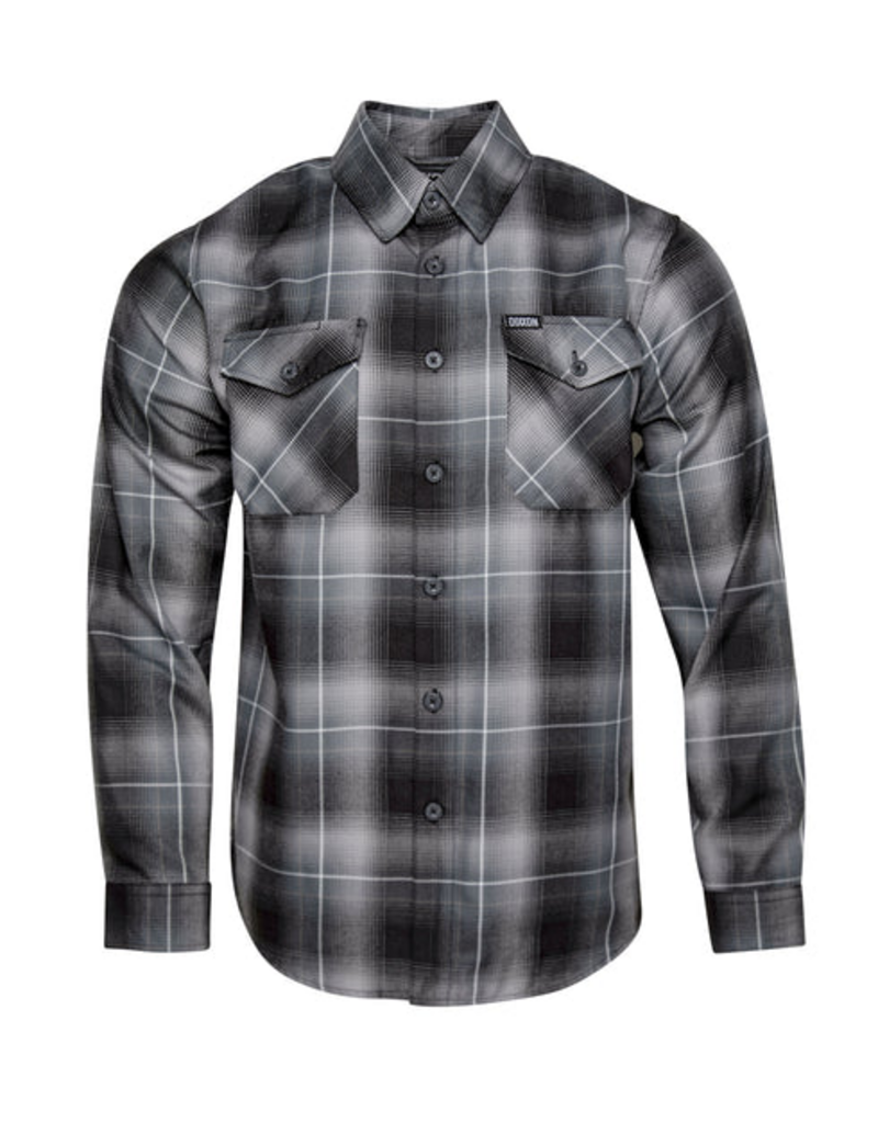 DIXXON MENS WHAT NO WAY FLANNEL (GREY/BLACK/WHITE)