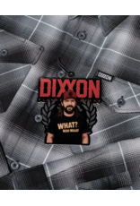 DIXXON MENS WHAT NO WAY FLANNEL (GREY/BLACK/WHITE)