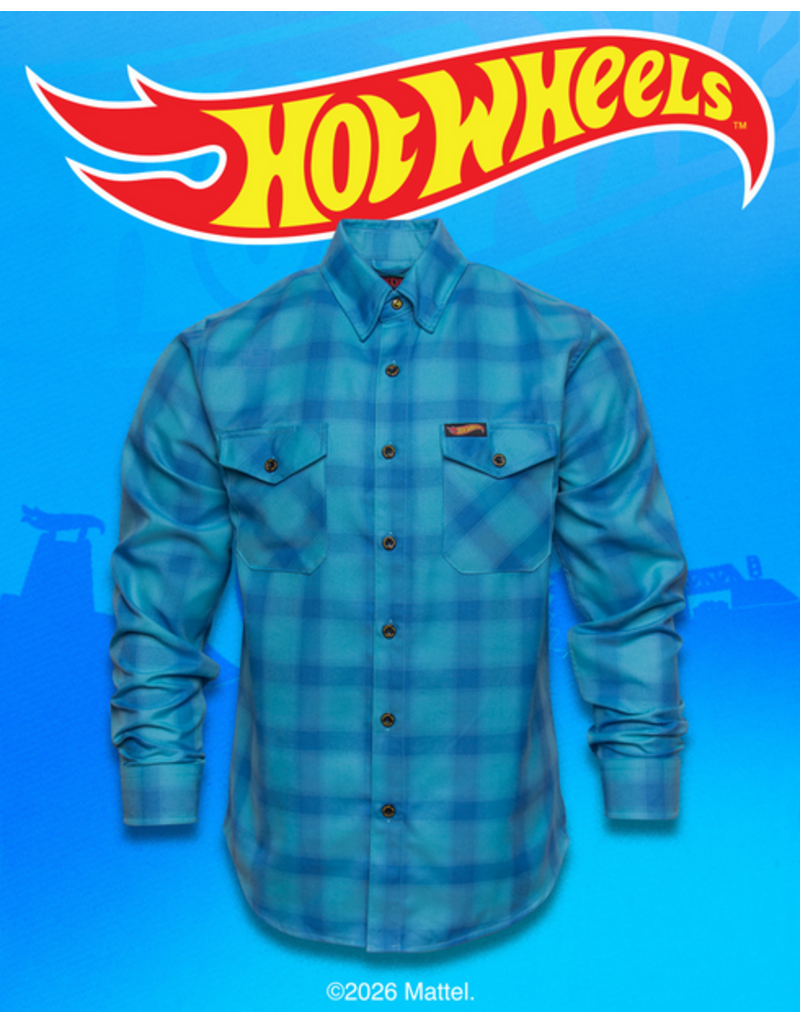 DIXXON MENS HOT WHEELS LEGENDS FLANNEL (BLUE)