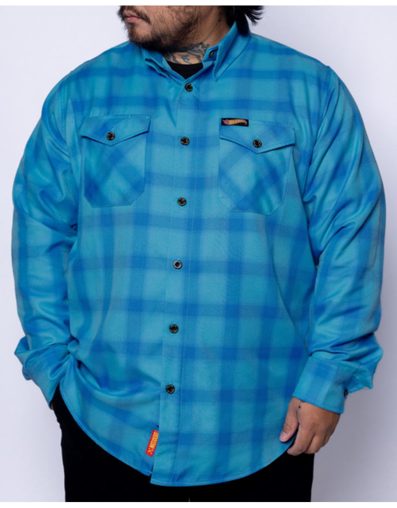 DIXXON MENS HOT WHEELS LEGENDS FLANNEL (BLUE)