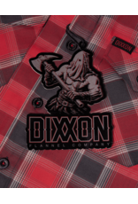 DIXXON MENS THE EXECUTIONER S/S BAMBOO SHIRT (RED/GREY)