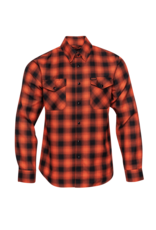 DIXXON MENS HARDHAT HERITAGE FLANNEL (ORANGE/BLACK)