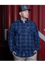 DIXXON MENS INTREPID FLANNEL (BLUE/GREY)